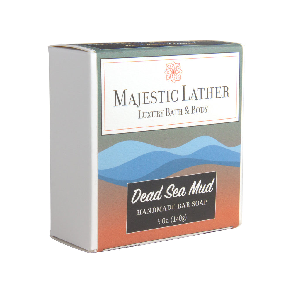 
                      
                        Majestic Lather Dead Sea Mud Handmade Bar Soap Box
                      
                    