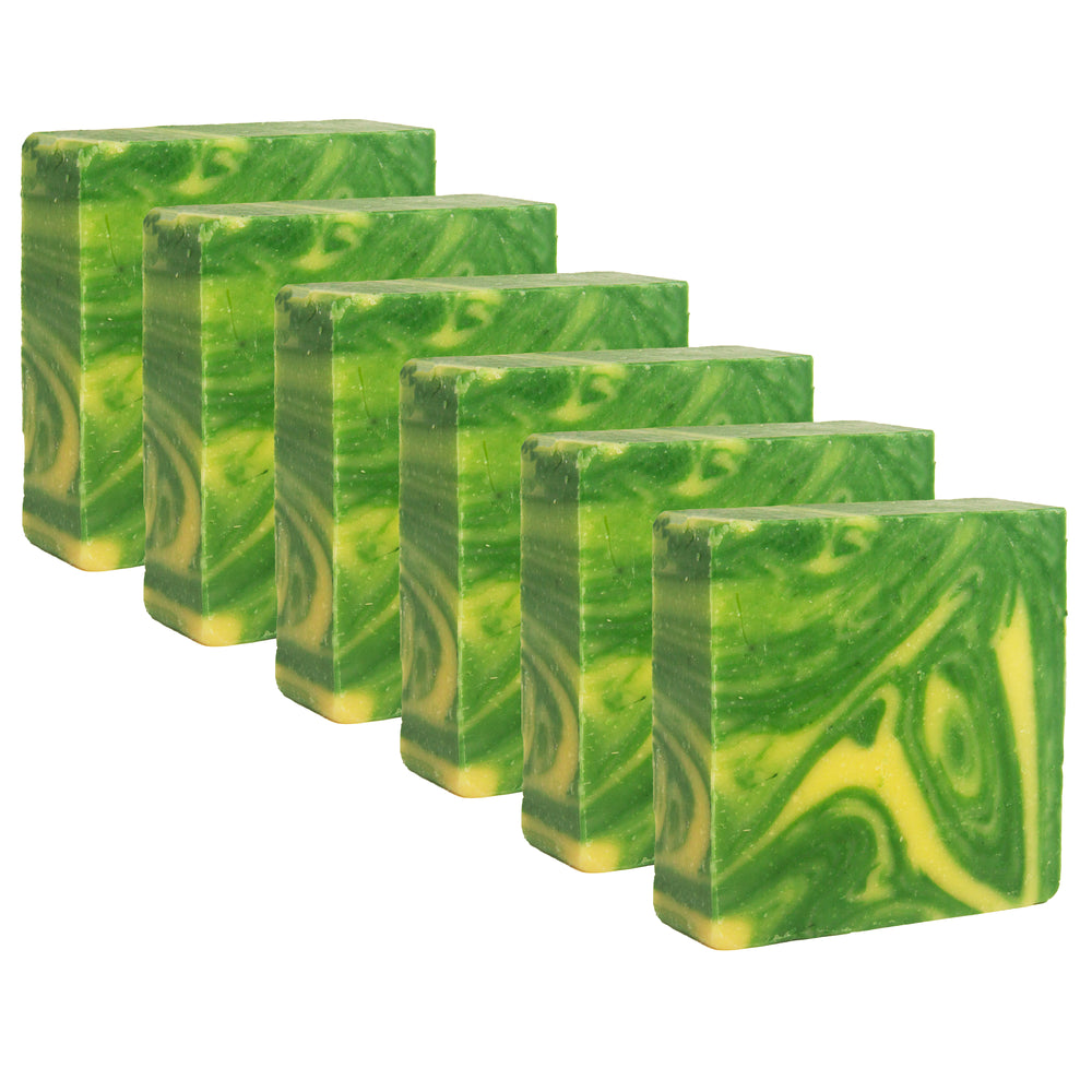 
                      
                        Majestic Lather Lemon Verbena Handmade Bar Soap Close Up 6 Bars
                      
                    