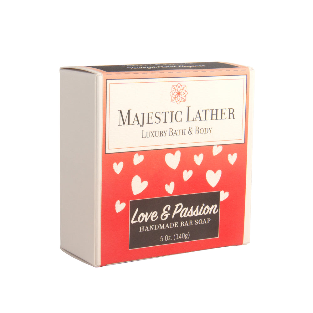 
                      
                        Majestic Lather Love and Passion Handmade Bar Soap Box
                      
                    