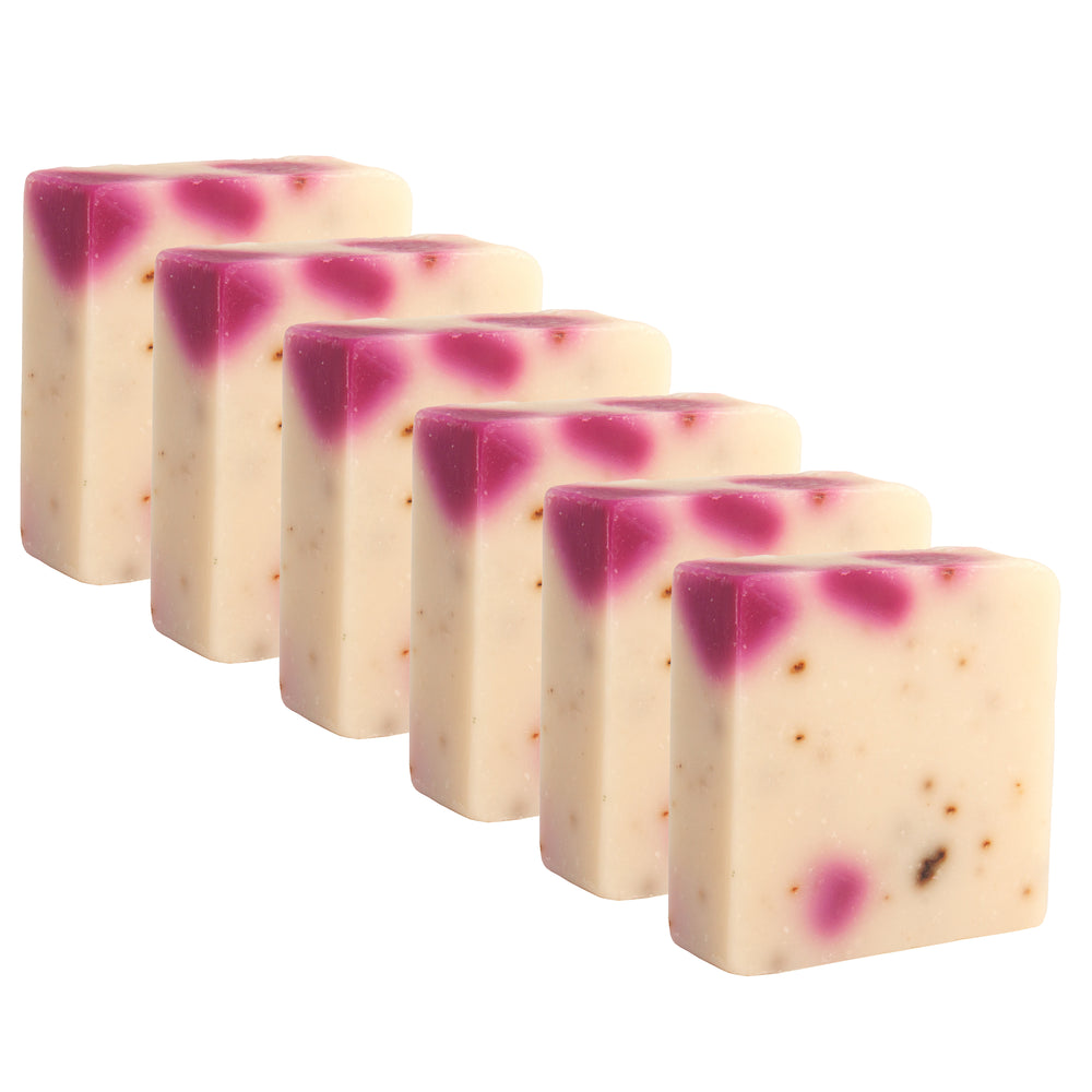 
                      
                        Majestic Lather Rose Petals Handmade Bar Soap Close Up 6 Bars
                      
                    